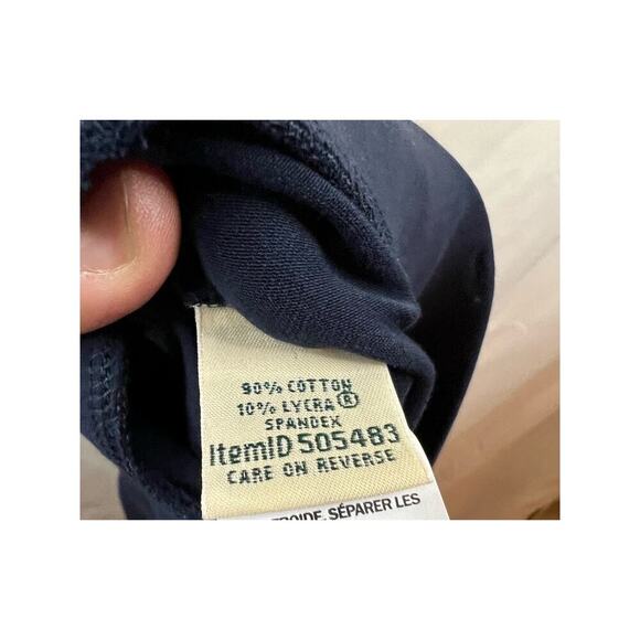 L.L. Bean Womens Blue Straight Leg Pants Size Large - Picture 4 of 4